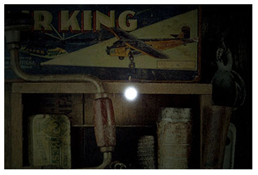Cibachrome on polyester base with axial light